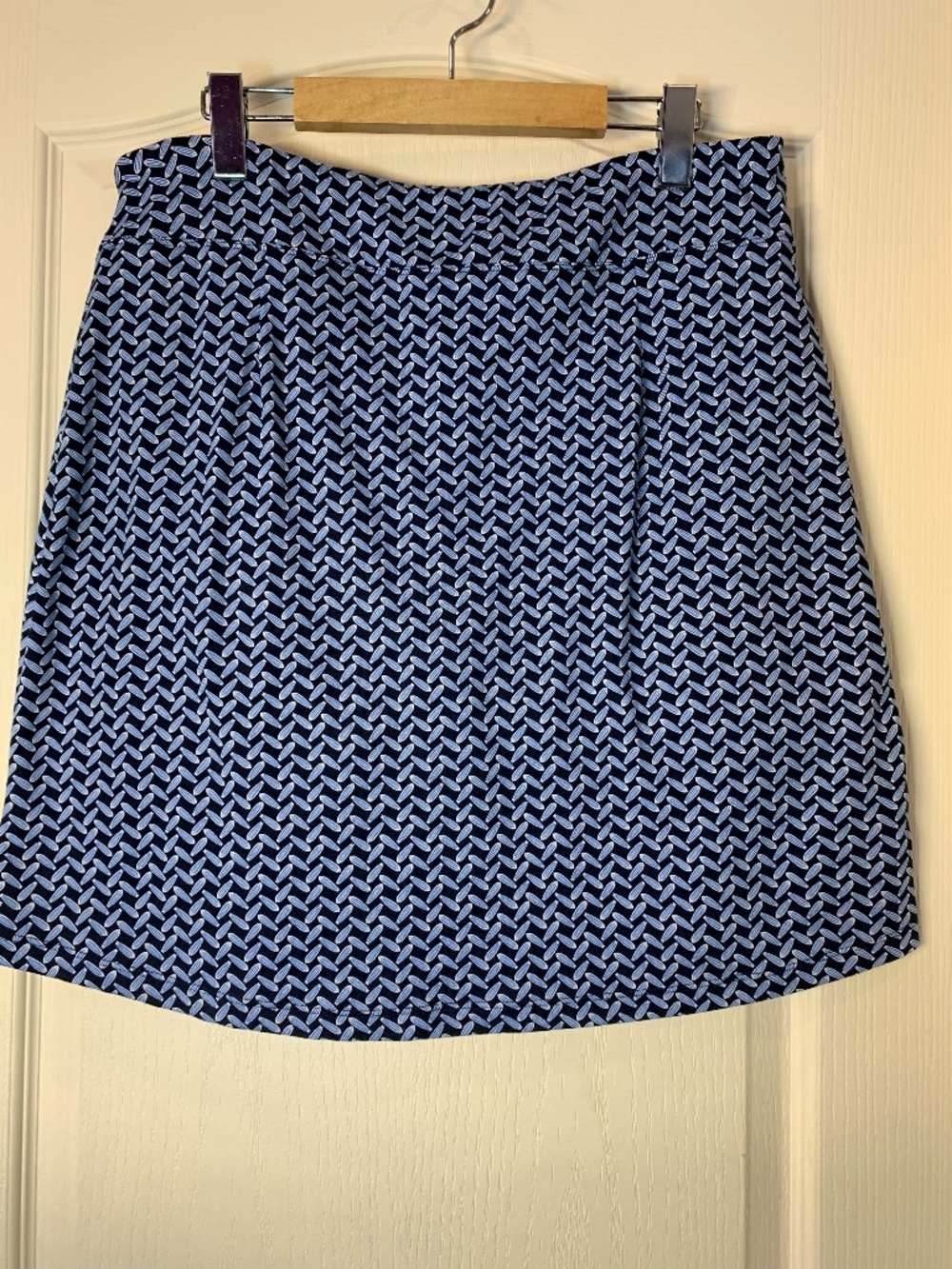 Seg’ments Luxe Navy Golf Skort Women‎ Size L Athletic Chic Comfort Stretch